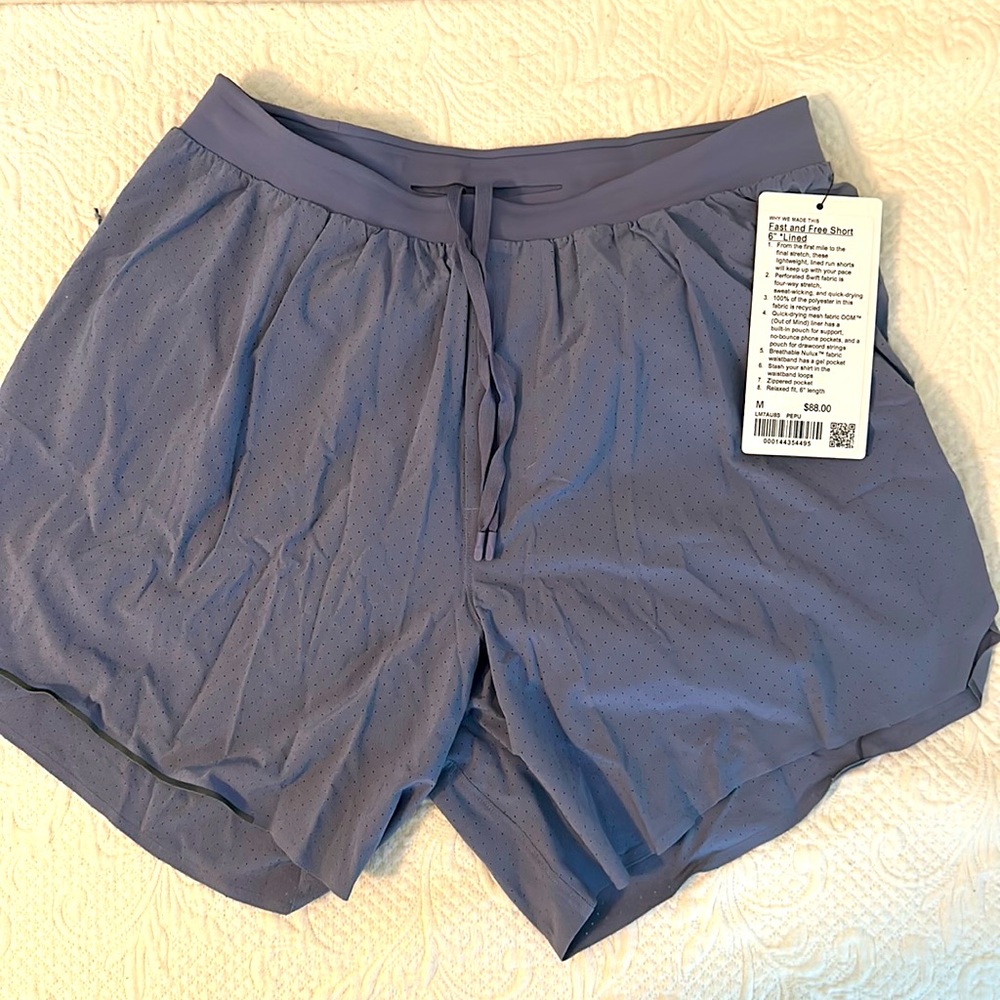Fast and Free Lulu Running Short, 6in lined
